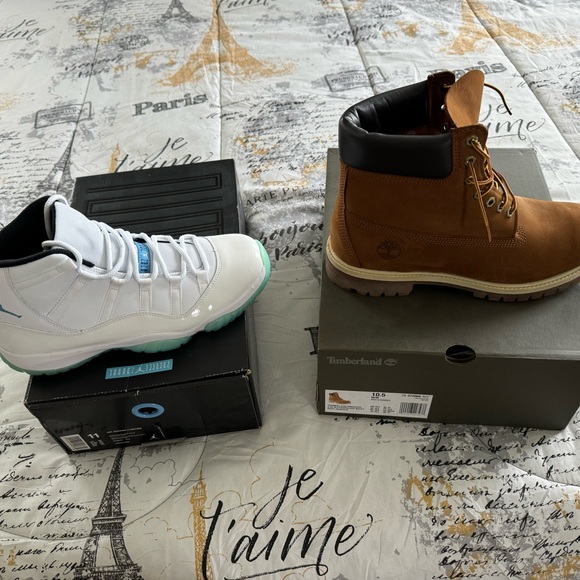 All shoes/boots are a 11, besides CB 94’s 11.5, and cinnamon Timberland 10.5. - Picture 3 of 5